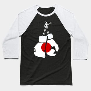 Japanese Flag Boxing Gloves for Japanese Boxers Baseball T-Shirt